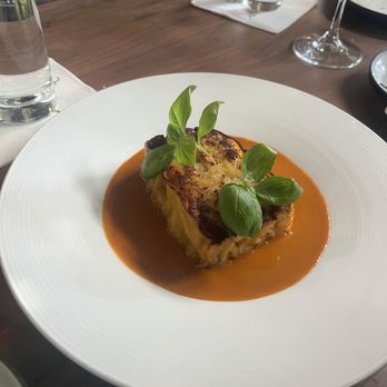 Sorella - Lobster lasagna (lobster, prawns, salsa rossa) $37 - Italian Near Me - San Francisco, California