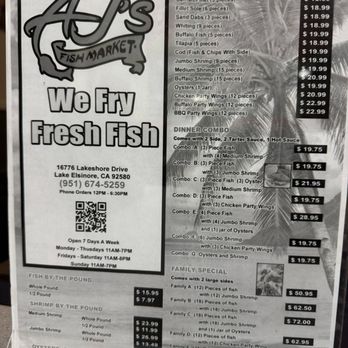 AJ'S Fish Market - Chicken Wings Near Me - Lake Elsinore, California AJ'S Fish Market - Chicken Wings Near Me - Lake Elsinore, California