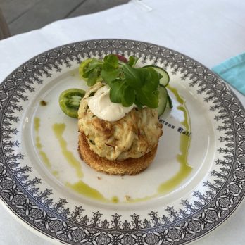 Blue Pig Tavern - Crab Cake Appetizer - New American Near Me - Cape May, New Jersey Blue Pig Tavern - Crab Cake Appetizer - New American Near Me - Cape May, New Jersey