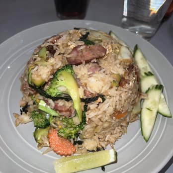 Pho Thai Lao Kitchen - Esan Sausage Basil Fried Rice - Thai Near Me - Maywood, New Jersey Pho Thai Lao Kitchen - Esan Sausage Basil Fried Rice - Thai Near Me - Maywood, New Jersey