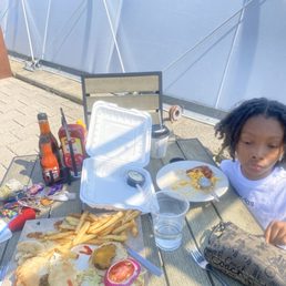 Food and cute little boy Food and cute little boy