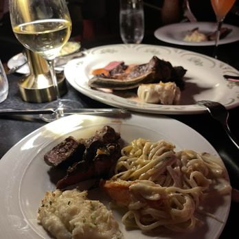 Fioretta - King Crab Linguine, Mascarpone Whipped Potatoes, and 22oz Dry Aged Bone-In Ribeye - Italian Near Me - Chicago, Illinois Fioretta - King Crab Linguine, Mascarpone Whipped Potatoes, and 22oz Dry Aged Bone-In Ribeye - Italian Near Me - Chicago, Illinois