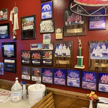 Steamers - a wall full of trophies - Hot Dogs Near Me - Winfield, Illinois
