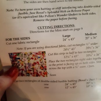 Quiltique - Cutting directions for sides of tote - Fabric Stores Near Me - Henderson, Nevada Quiltique - Cutting directions for sides of tote - Fabric Stores Near Me - Henderson, Nevada