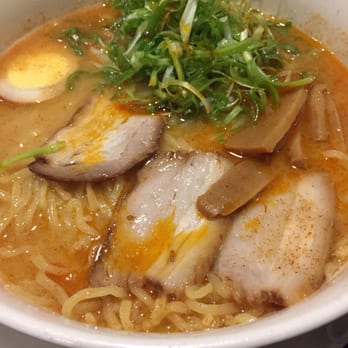 Gomen - Ton. Shio Negi (spicy w/ thick noodles) - Ramen Near Me - Stanton, California Gomen - Ton. Shio Negi (spicy w/ thick noodles) - Ramen Near Me - Stanton, California