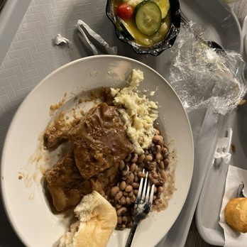 Local Joe's - Smothered steak, cucumbers & onion salad, mashed potatoes, black eyed peas, yeast roll. - Southern Near Me - Mt. Juliet, Tennessee