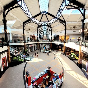 Valencia Town Center - An overview wide angle view of the inside area of the mall.  Beautiful. - Shopping Centers Near Me - Valencia, California