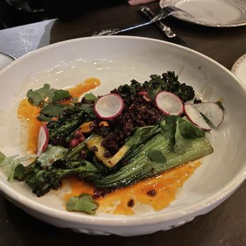 Little Bull - Charred broccolini - Bars Near Me - Durham, North Carolina Little Bull - Charred broccolini - Bars Near Me - Durham, North Carolina