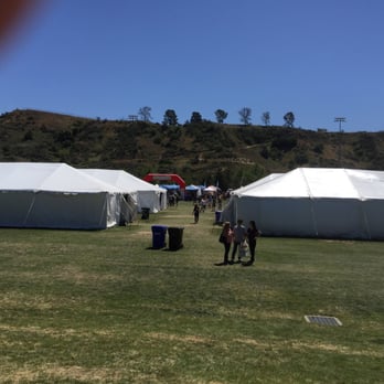 Central Park - Lots of tents on this windy day - Parks Near Me - Santa Clarita, California