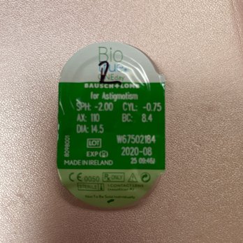 The Vision Store - Expiration date 2020-8 this is what I received on 10/20/2021 - Optometrists Near Me - Bernalillo, New Mexico