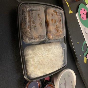 Manchu Wok - three Create Your Own 3 Item Plate, General TSO Chicken, Beef & Broccoli, Oriental Grilled Chicken, White Steamed Rice, Biscuits - Chinese Near Me - College Station, Texas