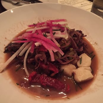 Swift's Attic - Goat with gnocchi - New American Near Me - Austin, Texas Swift's Attic - Goat with gnocchi - New American Near Me - Austin, Texas