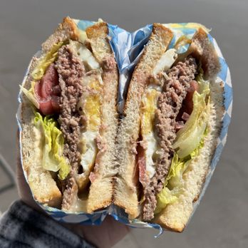 Dad's Luncheonette - Hamburger sandwich - New American Near Me - Half Moon Bay, California Dad's Luncheonette - Hamburger sandwich - New American Near Me - Half Moon Bay, California