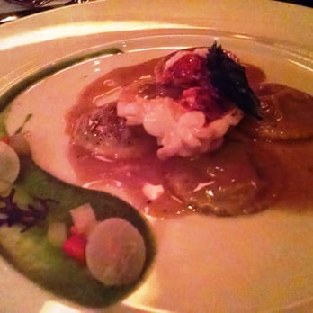 Michael Mina - BUTTER POACHED MAINE LOBSTER
SPINACH & RICOTTA RAVIOLI, CITRUS BROWN BUTTER - New American Near Me - Las Vegas, Nevada Michael Mina - BUTTER POACHED MAINE LOBSTER
SPINACH & RICOTTA RAVIOLI, CITRUS BROWN BUTTER - New American Near Me - Las Vegas, Nevada