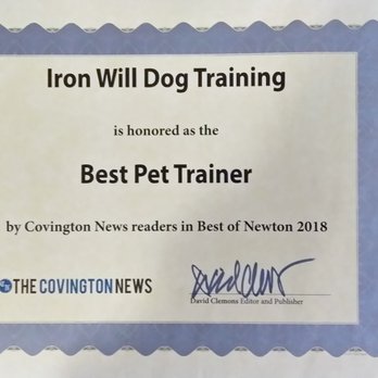 Iron Will Dog Training - Beat of Newton 2018 - Pet Training Near Me - Covington, Georgia Iron Will Dog Training - Beat of Newton 2018 - Pet Training Near Me - Covington, Georgia