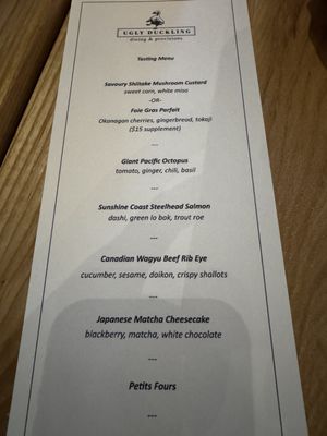 Menu photo 2 Ugly Duckling Victoria, BC Menu photo 2 Ugly Duckling Victoria, BC