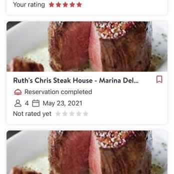 Ruth's Chris Steak House - How often Im here - Steakhouses Near Me - Marina del Rey, California Ruth's Chris Steak House - How often Im here - Steakhouses Near Me - Marina del Rey, California