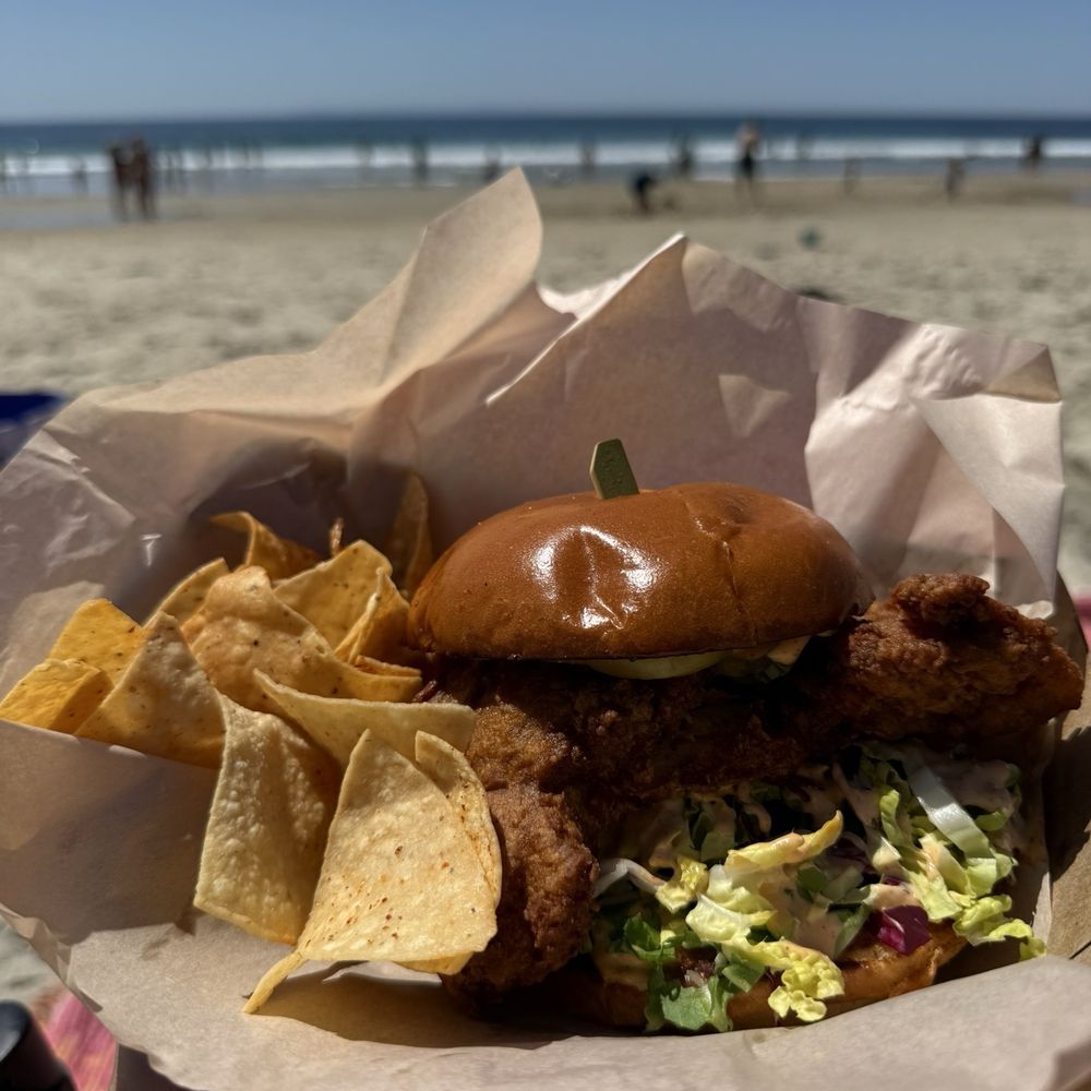 Young's Beach Shack - Fried chicken sandwich - Breakfast & Brunch Near Me - Dana Point, California Young's Beach Shack - Fried chicken sandwich - Breakfast & Brunch Near Me - Dana Point, California
