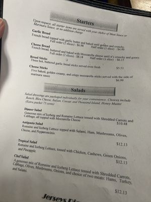 Menu photo 6 Jerseys Pizza San Bernardino, CA