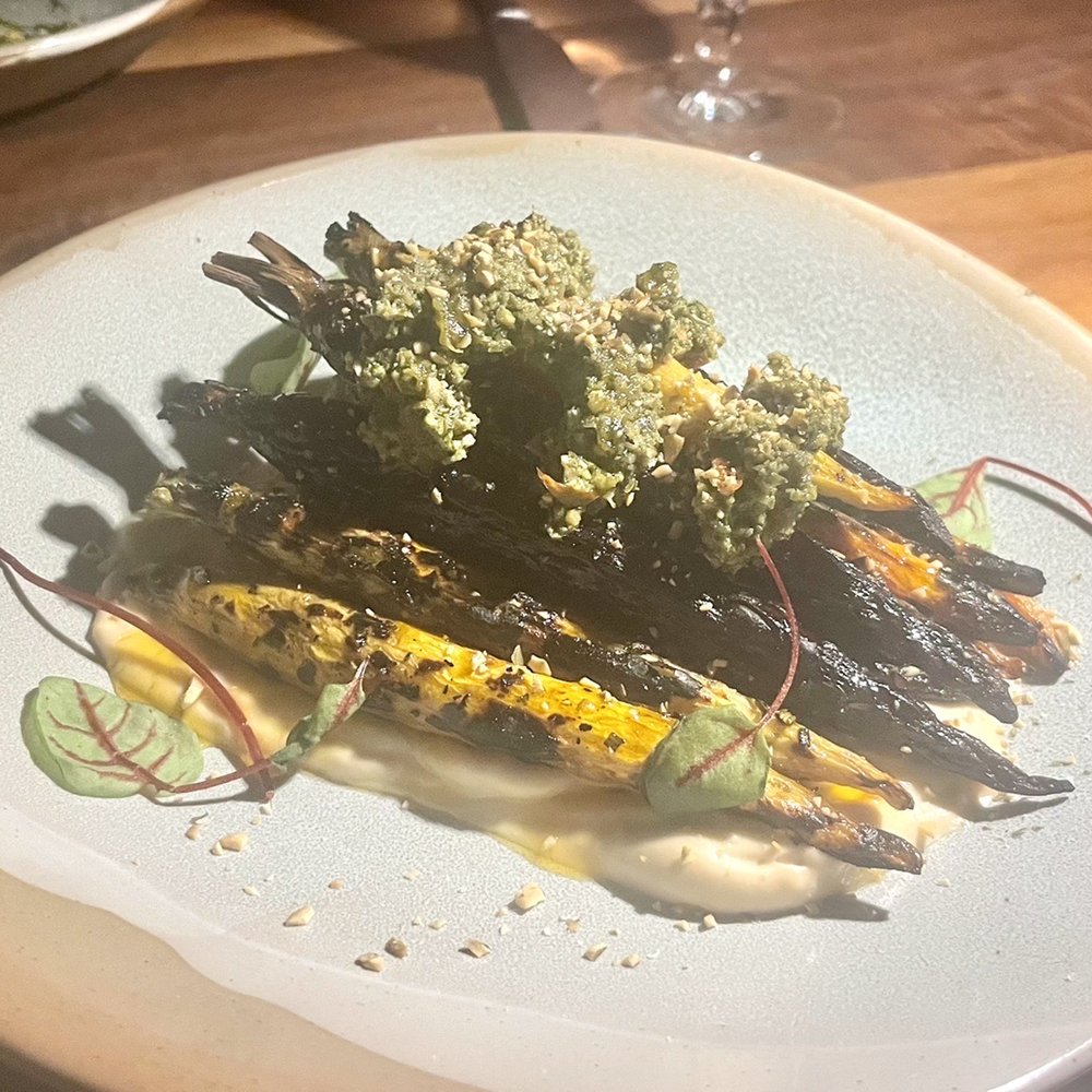Toro Toro - Multi colored grilled carrots with fresh herbs - Steakhouses Near Me - Miami, Florida