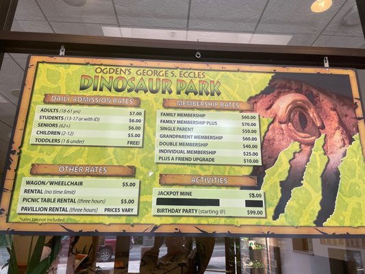 Ogden's George S. Eccles Dinosaur Park by null