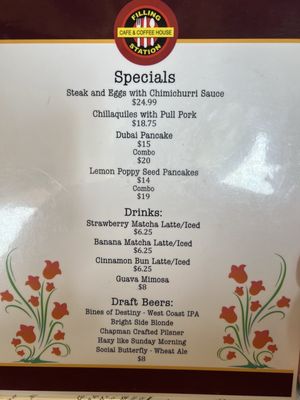 Menu photo 3 The Filling Station Cafe Orange, CA Menu photo 3 The Filling Station Cafe Orange, CA