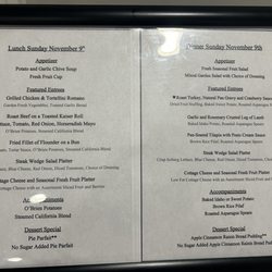 The Bristal Assisted Living at North Hills - Menu