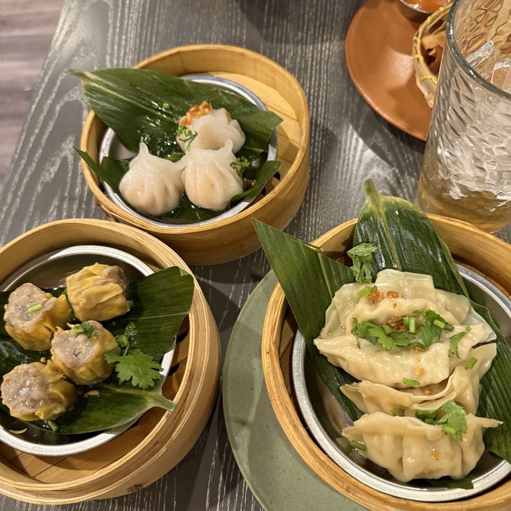 476 Food District - Shrimp dumplings, pork & mushroom dumplings & chicken and vegetables dumplings - Asian Fusion Near Me - Grand Junction, Colorado