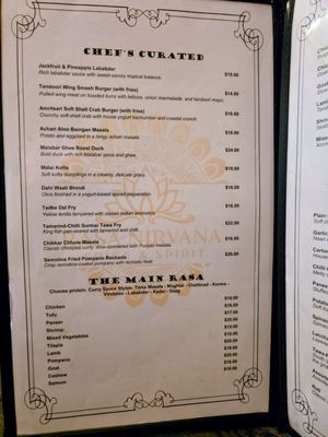 Menu photo 3 Rasa Nirvana Spice and Spirit Roanoke, VA Menu photo 3 Rasa Nirvana Spice and Spirit Roanoke, VA