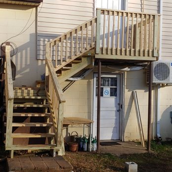 D&D Handyman - Redid back stairs from the first floor to the second floor - Handyman Near Me