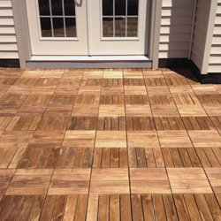 Sancho's Landscape Construction - Teak Wood Flooring