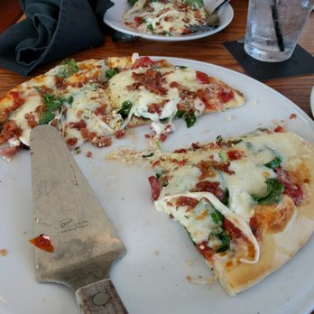 Island View Restaurant - Bacon Flatbread. Too hungry to take a picture before starting to eat. - Italian Near Me - Fort Myers Beach, Florida Island View Restaurant - Bacon Flatbread. Too hungry to take a picture before starting to eat. - Italian Near Me - Fort Myers Beach, Florida