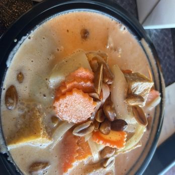 Thai Tea House - Massaman Curry. Sauce is delicious but potatoes and carrots were crunchy, not so bad we didn't enjoy it. Would try again. - Bubble Tea Near Me - Florence, Kentucky Thai Tea House - Massaman Curry. Sauce is delicious but potatoes and carrots were crunchy, not so bad we didn't enjoy it. Would try again. - Bubble Tea Near Me - Florence, Kentucky