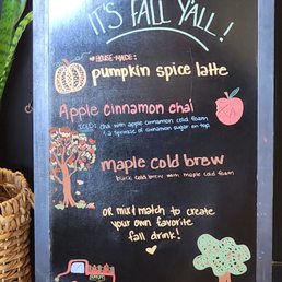 Seasonal menu