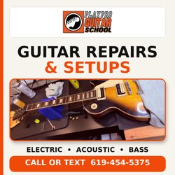 Playpro Guitar School - Guitar repairs, setups give us a call or text