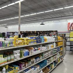 Unique Beauty Supply - Wigs in the back. Just a sampling. They have a HUGE wig selection