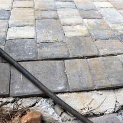 The Oldowan Paver Company - Collapsed bricks on walkway installed June 2019