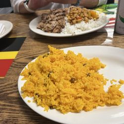 El Rincón Latino Restaurant - Yellow rice