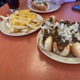 Wieners all the way side of cheese fries