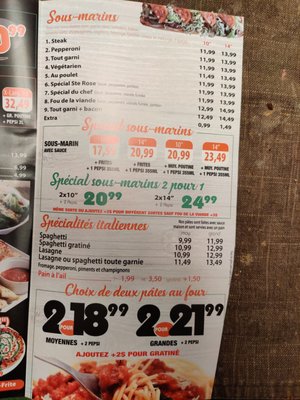 Menu photo 1 Pizza Ste-Rose Sainte-Rose, QC Menu photo 1 Pizza Ste-Rose Sainte-Rose, QC