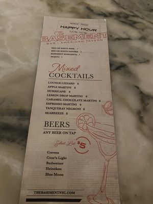 Menu photo 8 The Basement Staten Island, NY