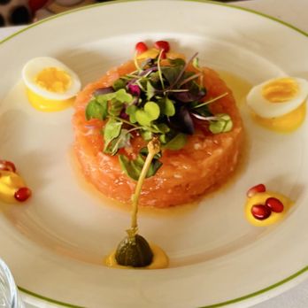 Novikov - Salmon tartar - Mediterranean Near Me - Beverly Hills, California Novikov - Salmon tartar - Mediterranean Near Me - Beverly Hills, California