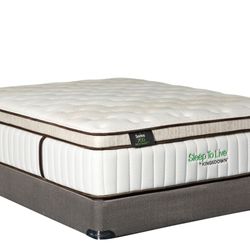 Coastal Bedding - Beaufort Showroom - Kingsdown Sleep To Live, with 4 different feels. You can even choose a king or queen with 2 different feels built in.