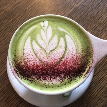 Coat Check Coffee - Matcha Latte with Oat milk and Ginger - Coffee & Tea Near Me - Indianapolis, Indiana