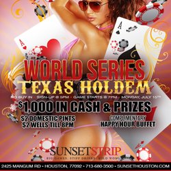 Sunset Strip - Sunset Strip 2425 Mangum Rd Houston, TX. PH: (713) 680-3500 sunsethouston.com #stripclub #latin #bar #pub #cantina #nightclub #sunsetstrip