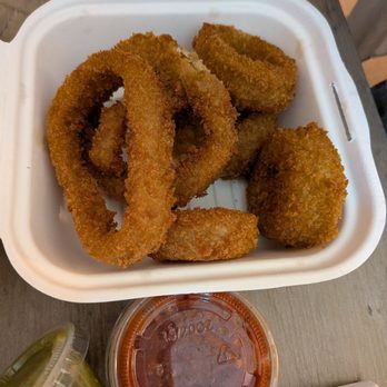 The Broadway Burger - Onion Rings $5.99 - Burgers Near Me - Glendale, California The Broadway Burger - Onion Rings $5.99 - Burgers Near Me - Glendale, California