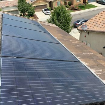BC Solar Solutions - Solar mesh installed around solar panels - Solar Panel Cleaning Near Me