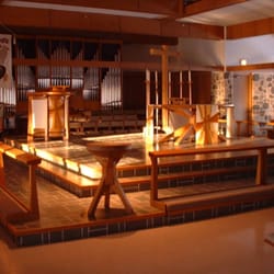 Lake Edge Lutheran Church-Elca - Architecturally unique and open sanctuary