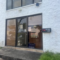 808 Karaoke - Shop front. A little hard to see during the day but at night they turn on their lights that say 808 Karaoke.