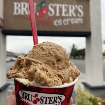 Bruster's Real Ice Cream - Season flavor: Coffee Cake Streussel. Sooo good - Ice Cream & Frozen Yogurt Near Me - Artesia, California Bruster's Real Ice Cream - Season flavor: Coffee Cake Streussel. Sooo good - Ice Cream & Frozen Yogurt Near Me - Artesia, California